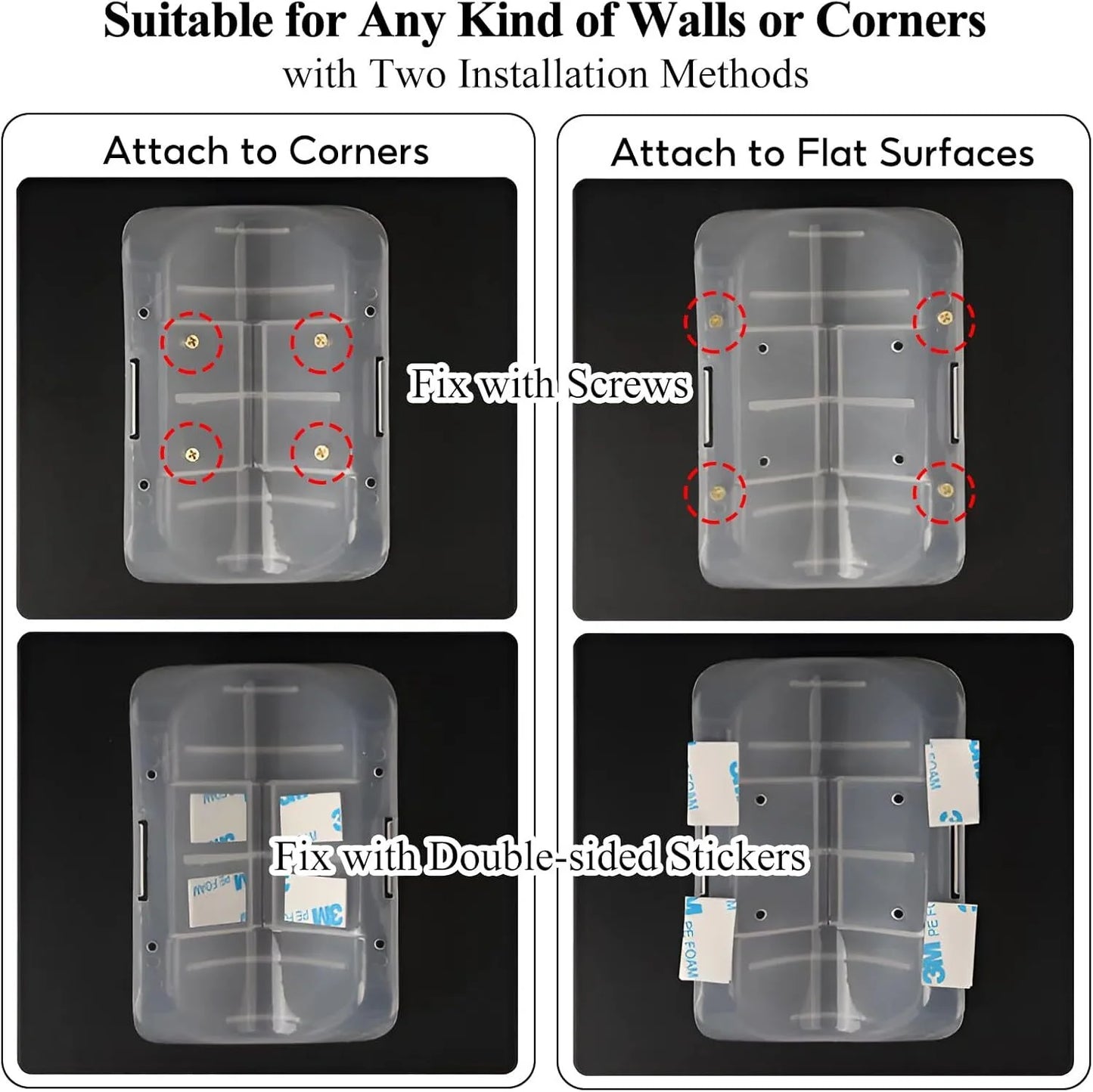 Cat Corner Scratcher Self Groomer, 2 Pcs Softer Cat Face Scratchers Wall Corner Grooming Massage Combs for Long & Short Fur Cats