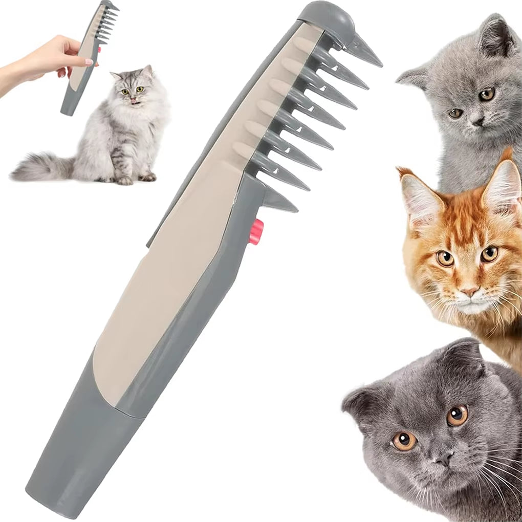 Electric Pet Dog Grooming Comb Remove Mats Tangles Cat Hair Trimmer Knot Out Remove Mats Tangles Tool Supplies Grooming