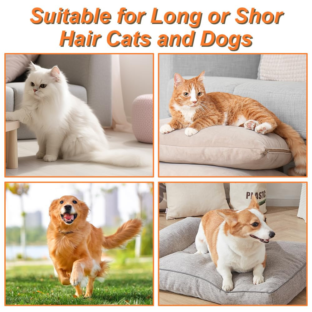 Cat Steam Brush for Shedding New Cat Grooming Brush with Steam, Rechargeable Steam Pet Brush for Dogs and Cat,Anti-Static Steam Pet Brush,Massage, Cleaning, Shedding & Combing All in One